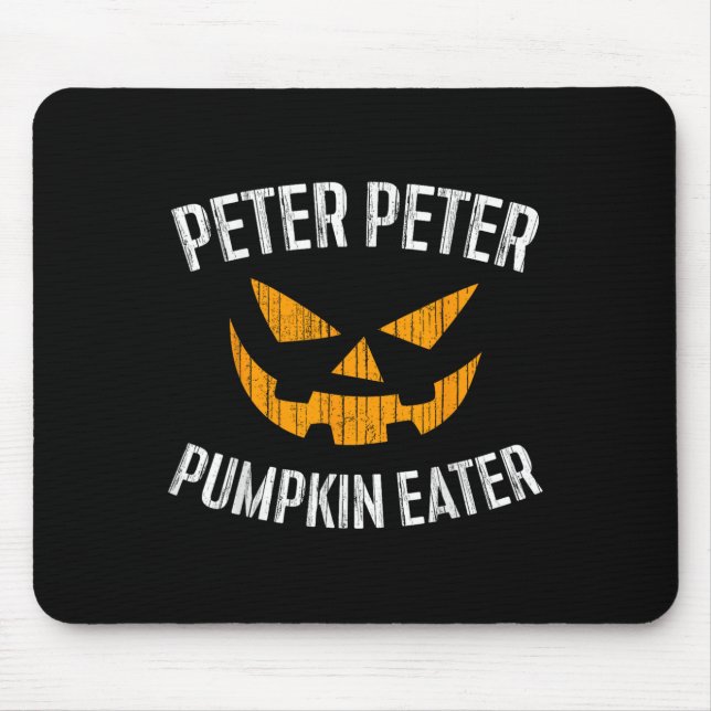 Peter Pumpkin Eater Halloween Costume Shirt Mousepad (Vorne)