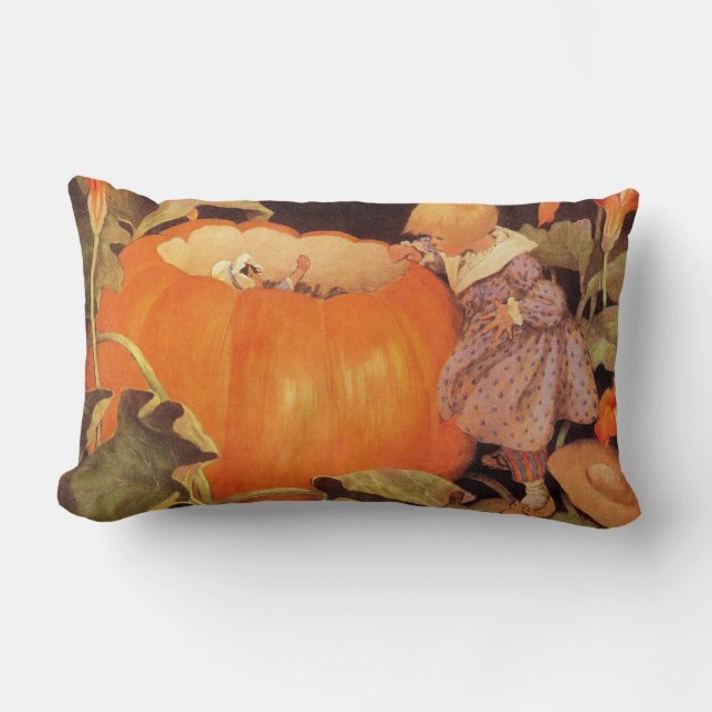 Peter, Pumpkin-Eater Kinderzimmer Rhyme Pillow Lendenkissen (Vorderseite)