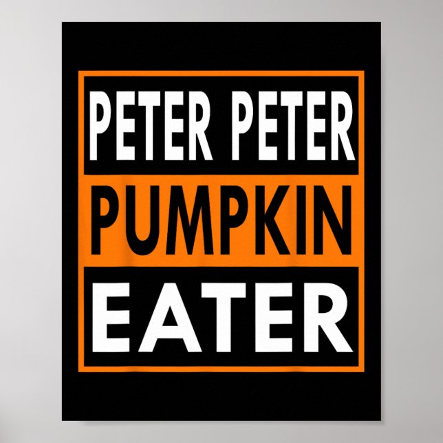Peter Pumpkin Eater Kostüm für Paare - Match Poster (Vorne)