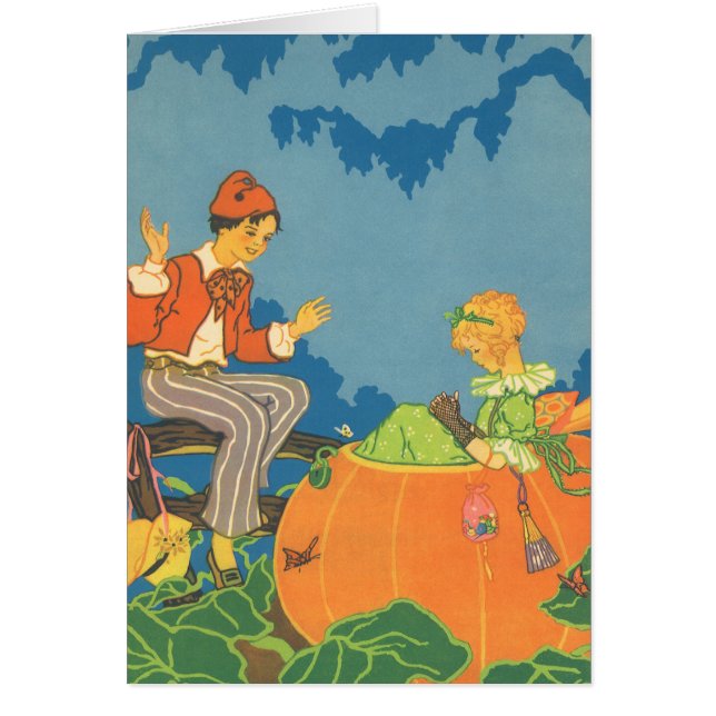 Peter Pumpkin Eater, Vintages Kinderzimmer Rhyme (Vorne)