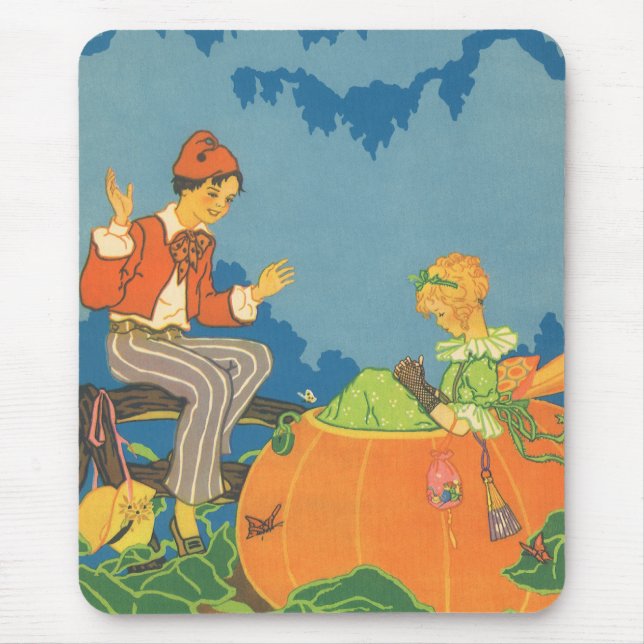 Peter Pumpkin Eater, Vintages Kinderzimmer Rhyme Mousepad (Vorne)