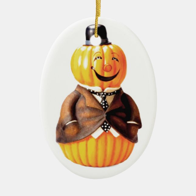 Peter Pumpkin Man Keramikornament (Vorne)