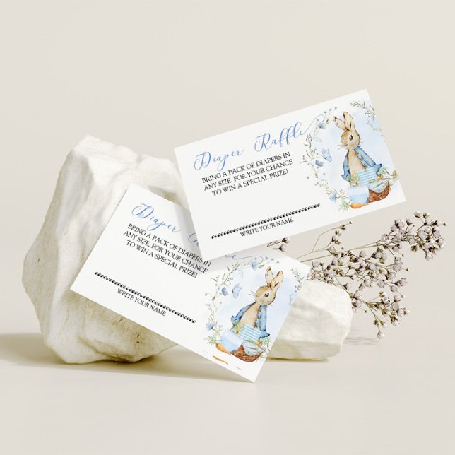Peter Rabbit Baby Boy - Einsteckkarte für Windeln Begleitkarte (Von Creator hochgeladen)