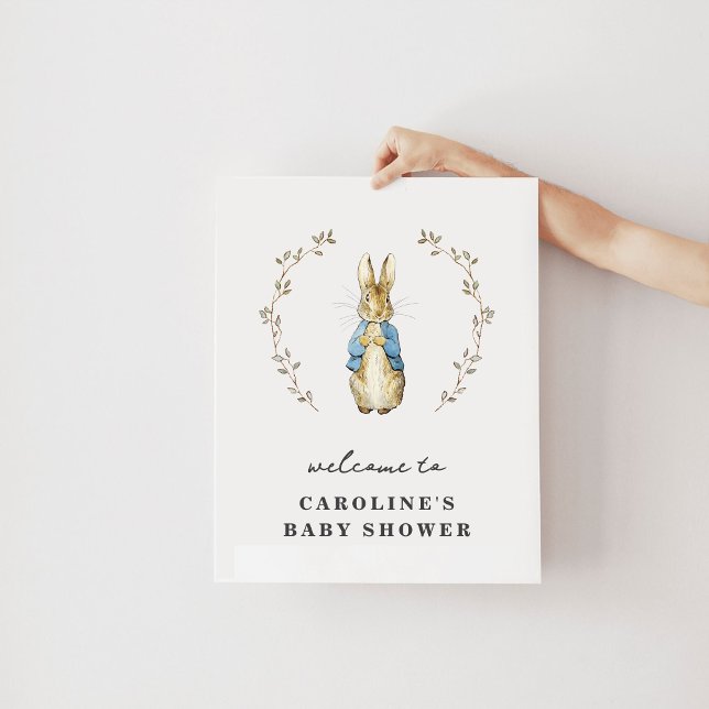 Peter Rabbit Baby Dusche Willkommenspender Poster (Von Creator hochgeladen)