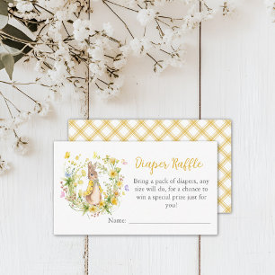 Peter Rabbit Baby Dusche Windeln Raffeleinlage C Begleitkarte