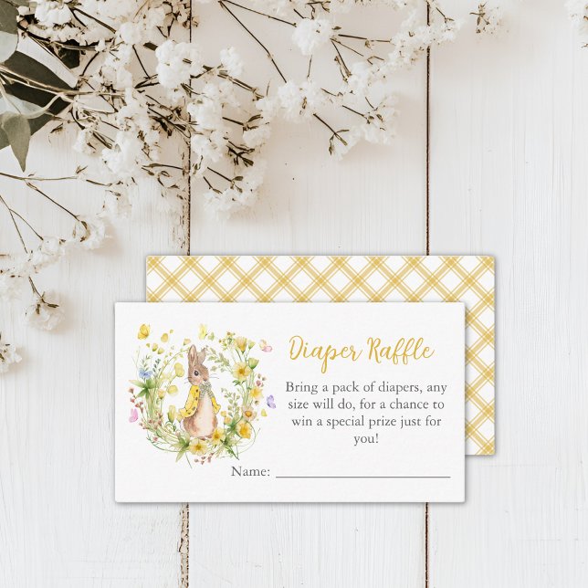 Peter Rabbit Baby Dusche Windeln Raffeleinlage C Begleitkarte (Von Creator hochgeladen)