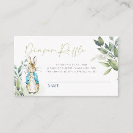 Peter Rabbit Baby Duwer Windschutzscheibe Beilage  Begleitkarte