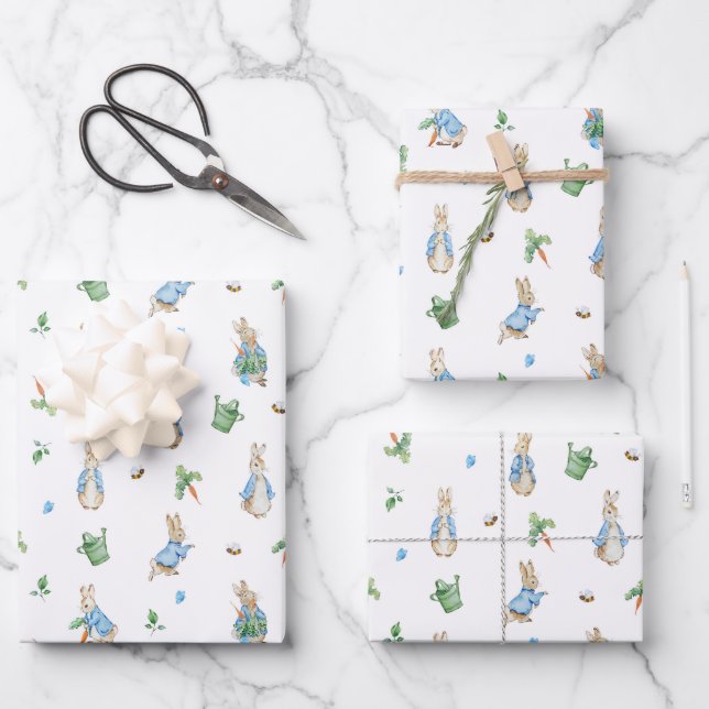 Peter Rabbit Baby Geschenkpapier Set (Vorderseite)