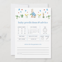 Peter Rabbit Baby Predictions and Advice Game
