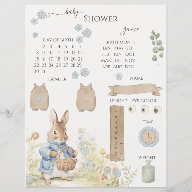 Peter Rabbit Baby Shooting Game (Vorderseite)