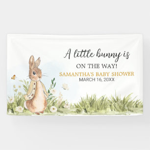 Peter Rabbit Baby Shower Banner