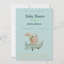 Peter Rabbit Baby Shower Einladung