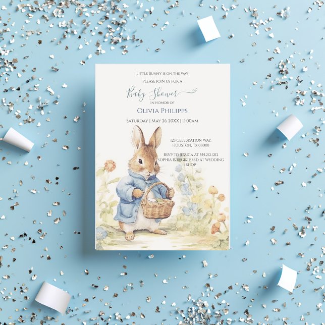 Peter Rabbit Baby Shower Einladung (Von Creator hochgeladen)