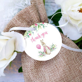 Peter Rabbit Baby Shower Geschenkanhänger