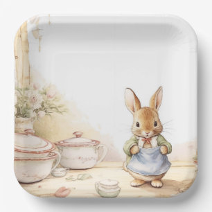 Peter Rabbit Baby Shower Pappteller