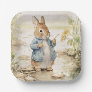Peter Rabbit Baby Shower Pappteller
