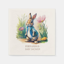 PETER RABBIT BABY SHOWER SERVIETTE