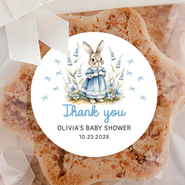 Peter Rabbit Baby Shower Sticker (Von Creator hochgeladen)