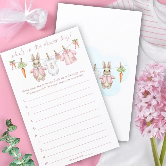 Peter Rabbit Baby Shower What's In The Diaper Bag (Von Creator hochgeladen)