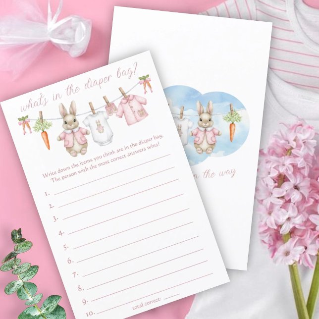 Peter Rabbit Baby Shower What's In The Diaper Bag (Von Creator hochgeladen)