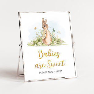 Peter Rabbit Babydusche Babys sind süß Poster