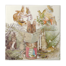 Peter Rabbit Beatrix Potter Collage Vintag