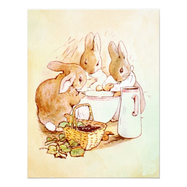 Peter Rabbit Beatrix Potter Fotodruck (Vorne)