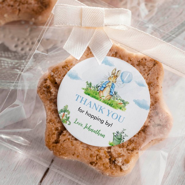 Peter Rabbit Birthday Sticker Labels (Von Creator hochgeladen)