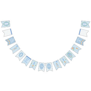 Peter Rabbit Blue 1 1. Geburtstag Wimpelkette