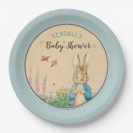 Peter Rabbit | Boy Baby Dusche Pappteller