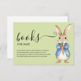 Peter Rabbit Boy Babydusche Bücher für Baby Begleitkarte