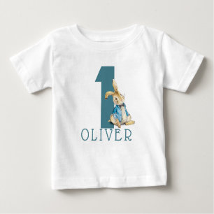 Peter Rabbit Boy Erster Geburtstag Baby T-shirt