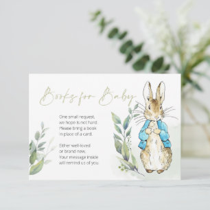 Peter Rabbit Bücher für Babybuchkarten RSVP Karte