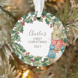 Peter Rabbit   Erste Weihnachten des Kindes Ornament