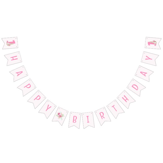 Peter Rabbit | Erster Geburtstag Wimpelkette (Alle)