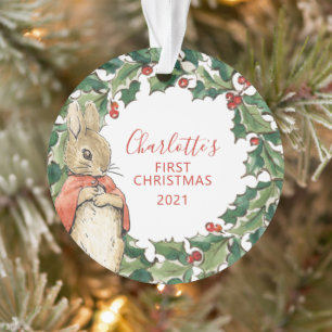Peter Rabbit - Flopsy   1. Weihnachtsfest im Foto Ornament