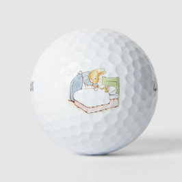 Peter Rabbit in Bed (wird von seiner Mutter Gefütt Golfball