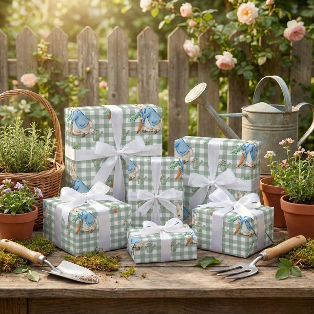 Peter Rabbit Inspiriert Wrapping Paper Watercolor Geschenkpapier (Von Creator hochgeladen)