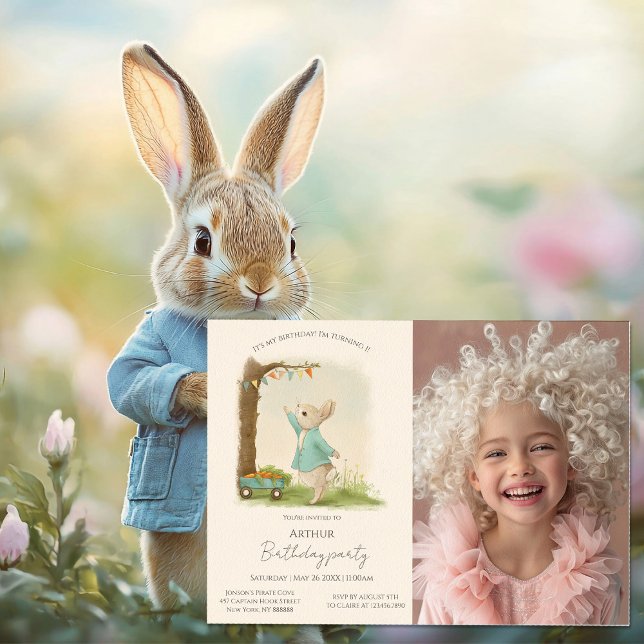 Peter Rabbit Kindergeburtstag & Game Einladung (Von Creator hochgeladen)