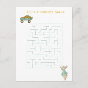 Peter Rabbit Kindergeburtstag & Game Postkarte