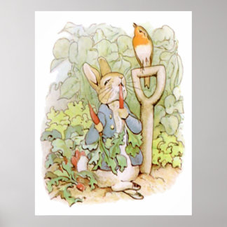 PETER RABBIT Kinderzimmer Charaktere Peter Rabbit  Poster