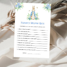 Peter Rabbit Kinderzimmer Rhyme Quiz Game