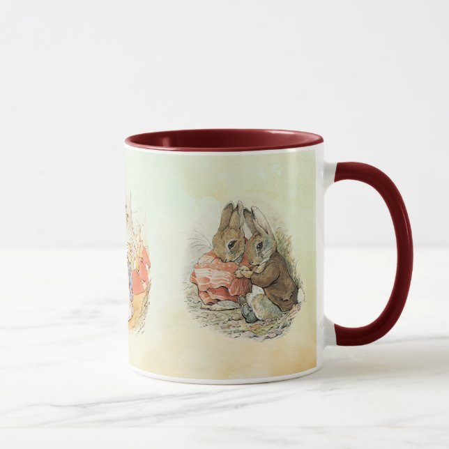 Peter Rabbit mixen Zwei-Tone-Kaffee-Tasse Tasse (Rechts)