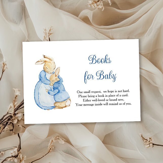 Peter Rabbit Mommy Books for Baby RSVP Karte (Von Creator hochgeladen)