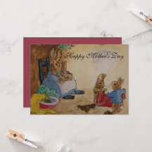 Peter-Rabbit-Muttertagskarte
