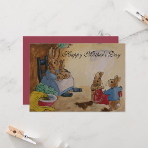 Peter-Rabbit-Muttertagskarte Karte