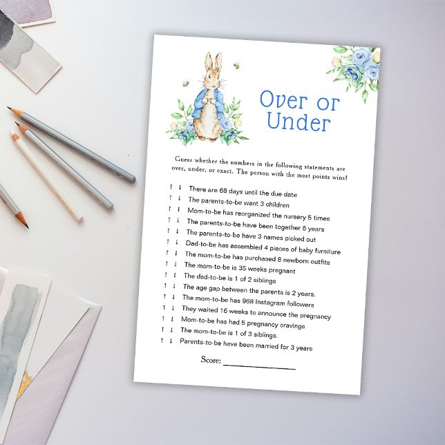 Peter Rabbit Over oder Under Baby Game (Von Creator hochgeladen)