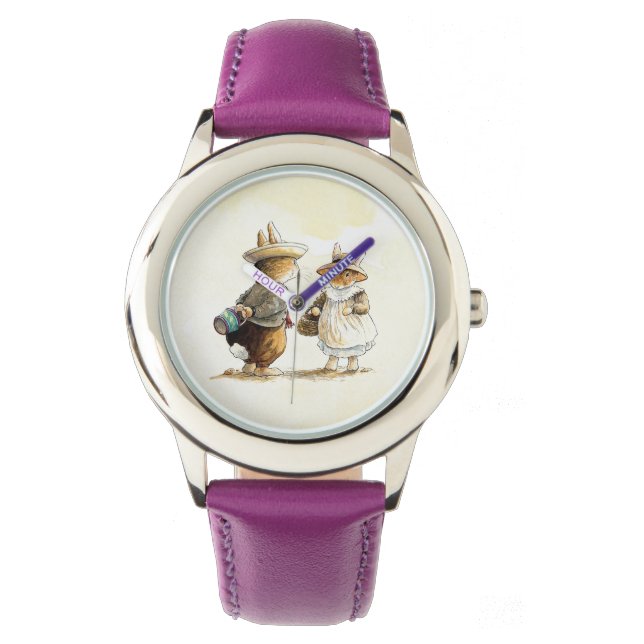 Peter Rabbit (Paar) Armbanduhr (Vorderseite)