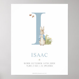 Peter Rabbit   Personalisierter Buchstabe I Poster