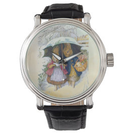Peter Rabbit Round Clock Watch Armbanduhr